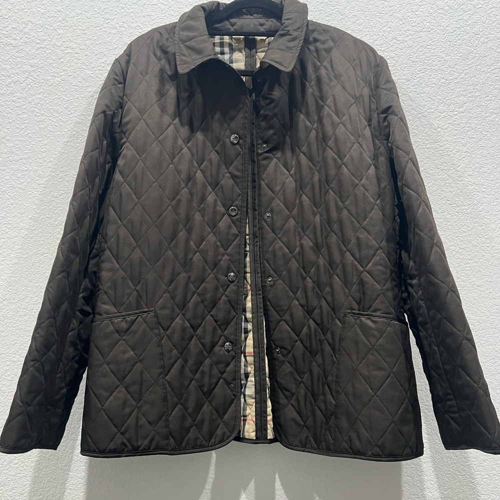 Burberry Quilted Jacket - brown and Beige